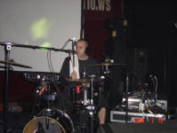 Kotchy on the drums.