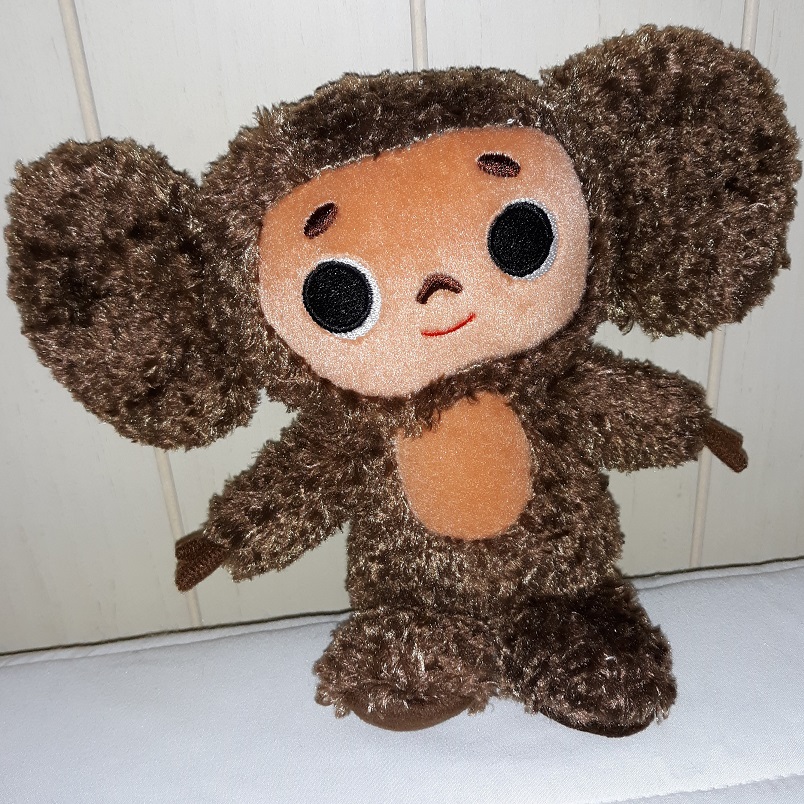 A plush doll of Cheburashka.